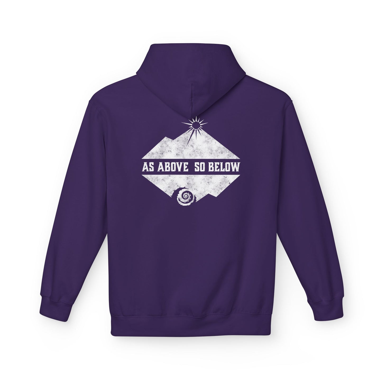 AS ABOVE SO BELOW - Unisex Fleece Hoodie