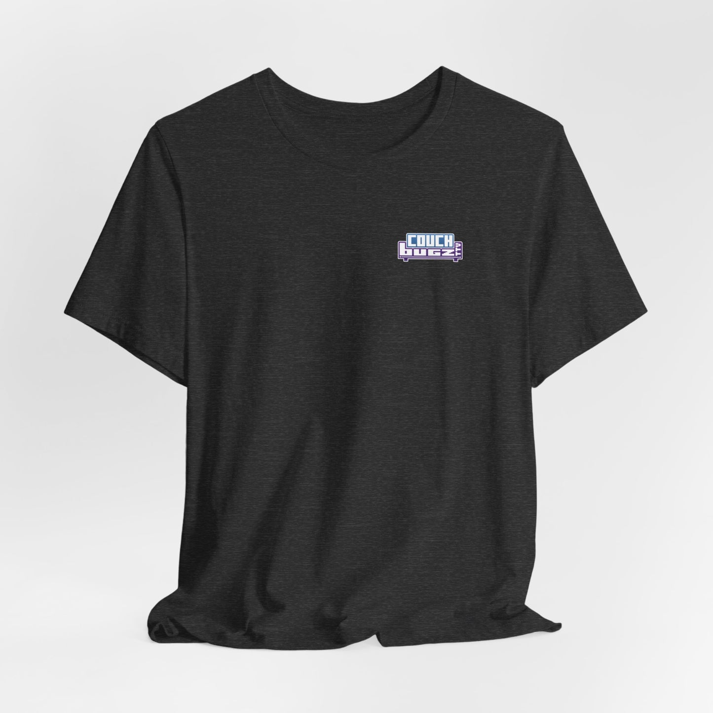 CouchBugz Logo Shirt - Front & Back Printed - Couchbugz Merch