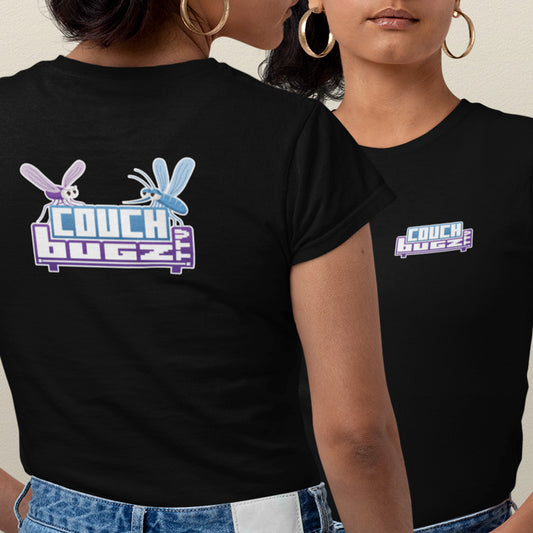 CouchBugz Logo Shirt - Front & Back Printed - Couchbugz Merch