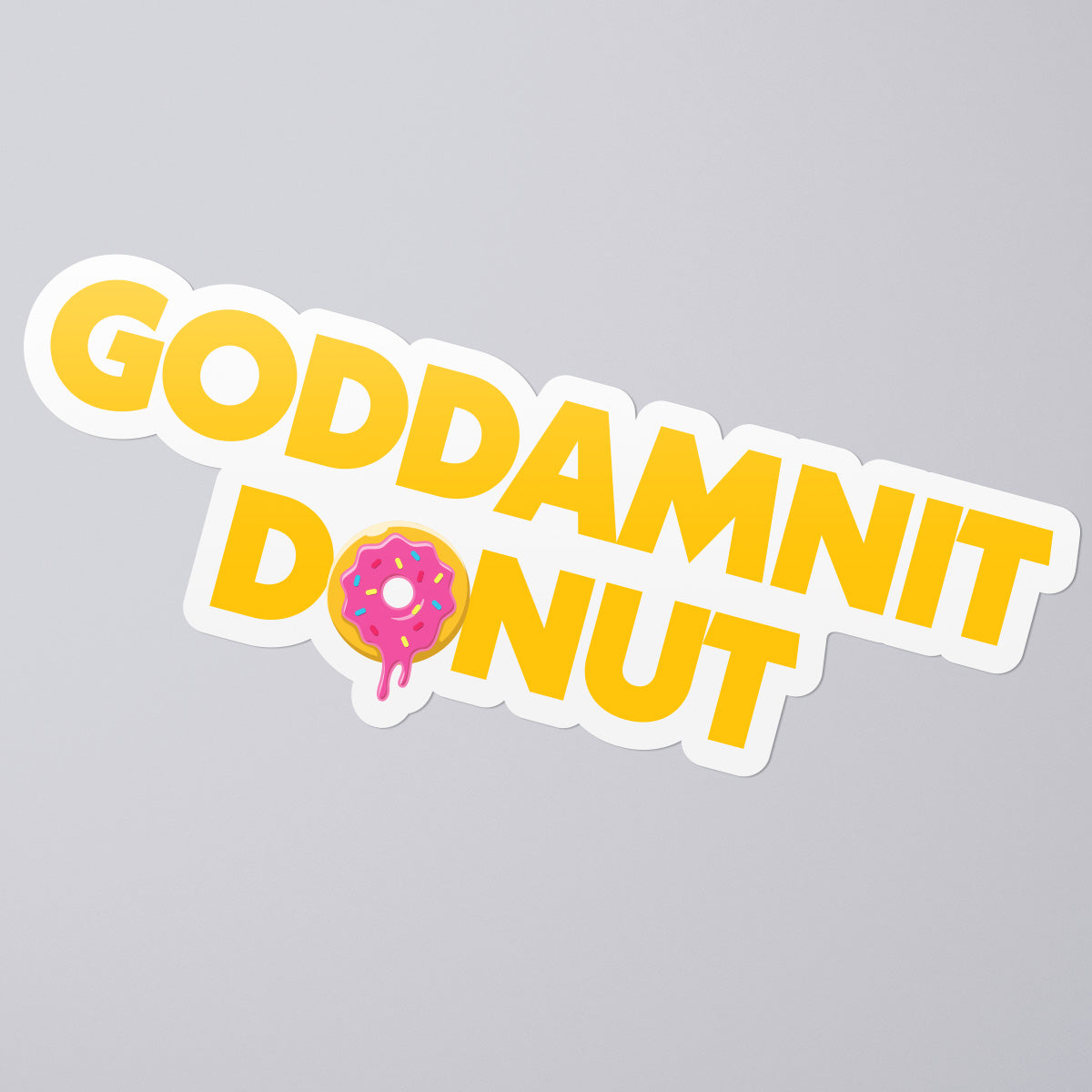 Goddamnit Donut - Dungeon Crawler Carl Sticker