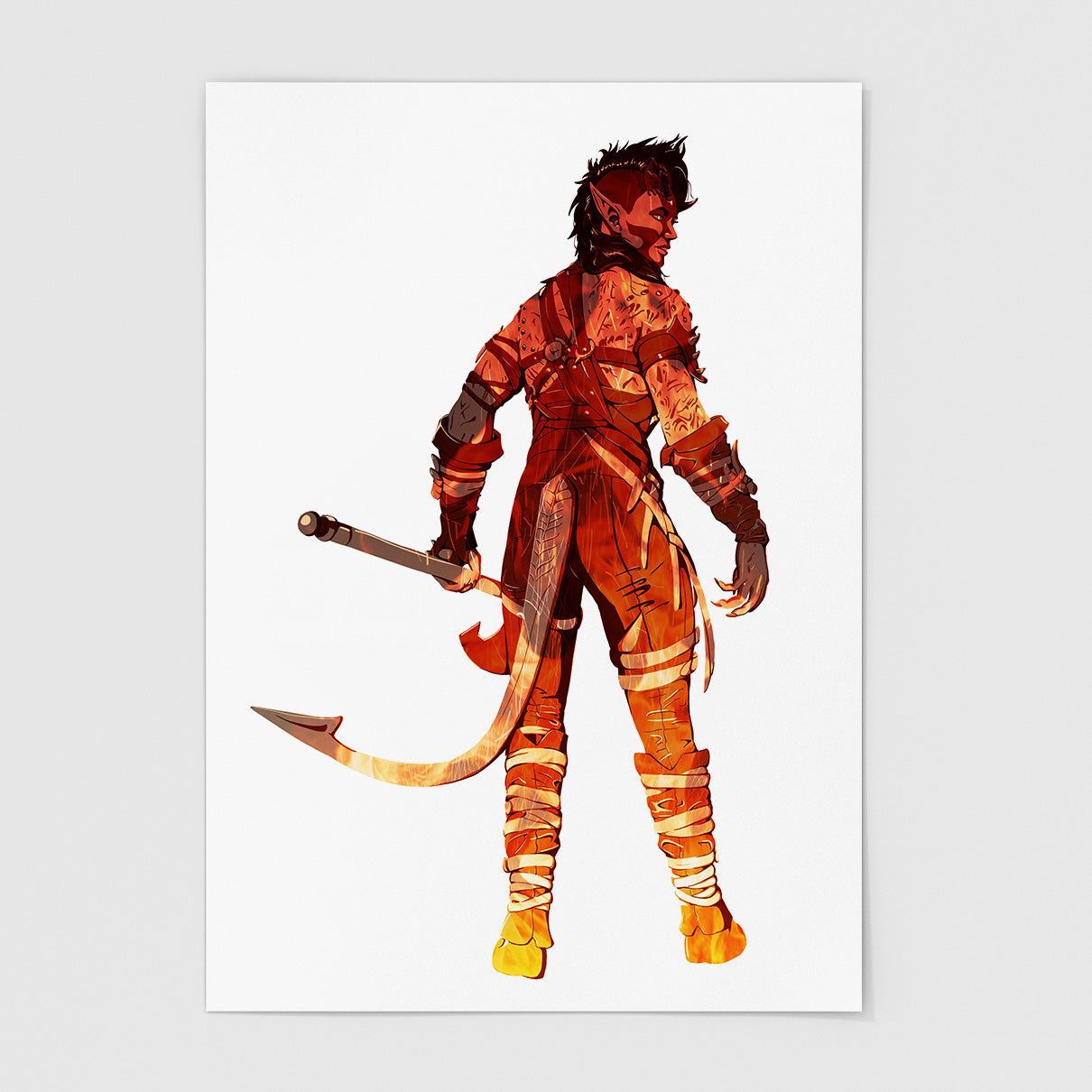 Avernus Was Never My Home - Karlach Art Print (Variant)