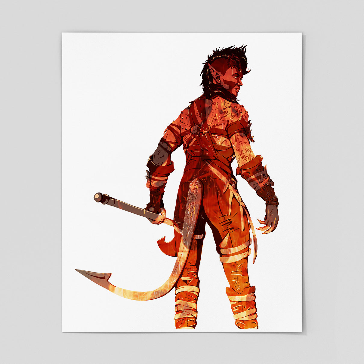 Avernus Was Never My Home - Karlach Art Print (Variant)