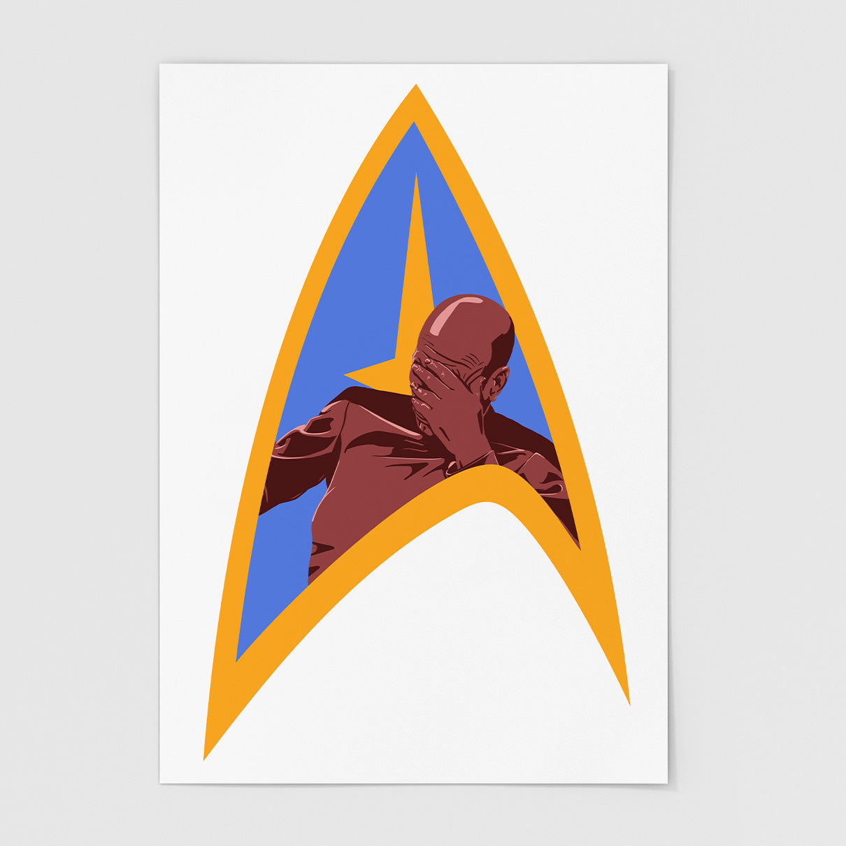 Picard Facepalm - Art Print