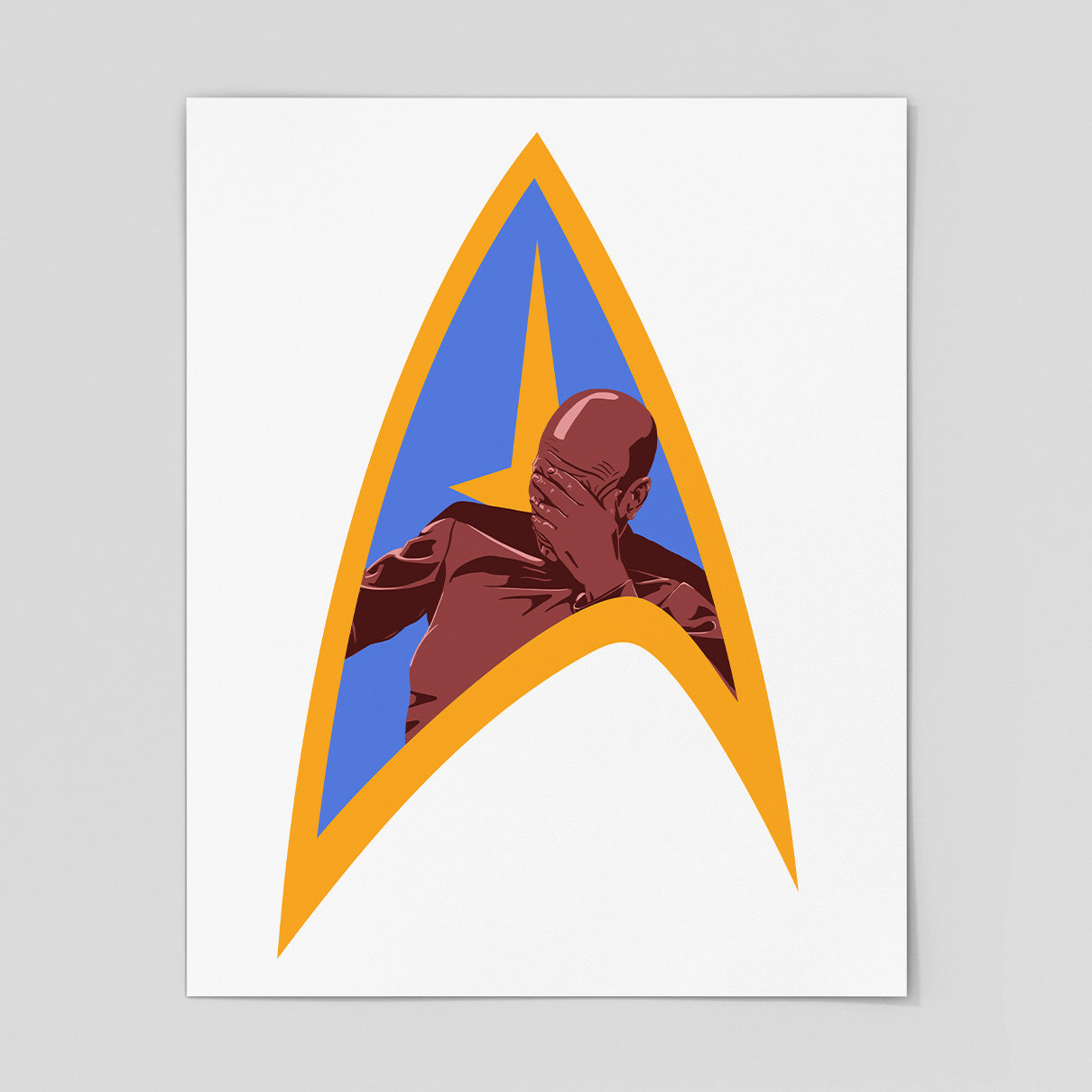 Picard Facepalm - Art Print