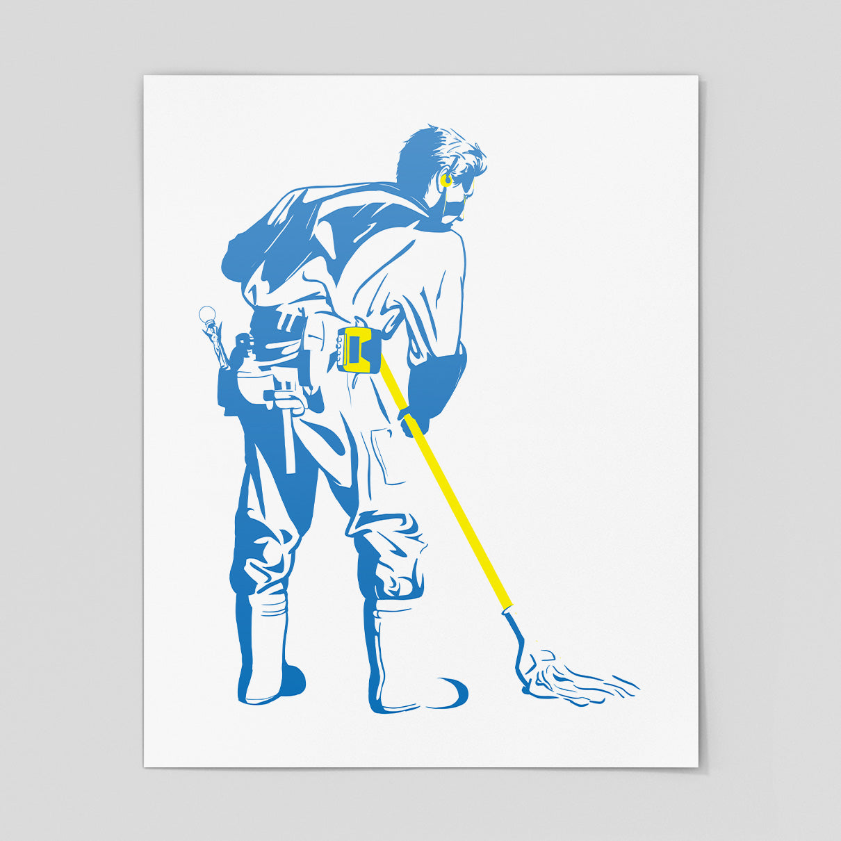 Sheaths Gonna Rattle - Ahti Art Print (Silhouette)