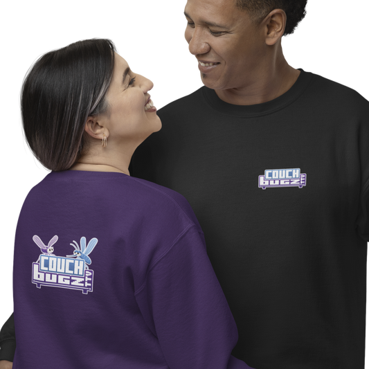 CouchBugz Logo Sweatshirt - Front & Back Printing - CouchBugz Merch