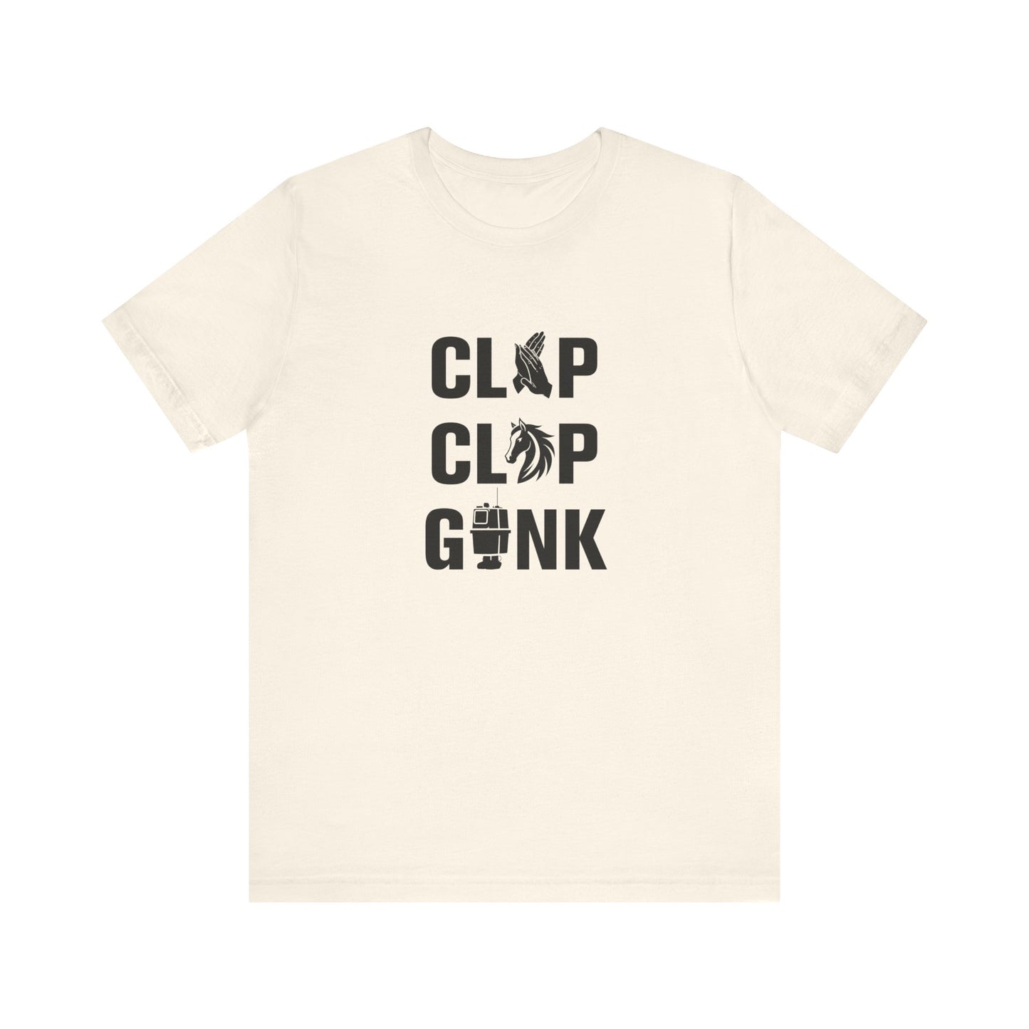 CLAP CLOP GONK T-shirt - Front & Back Printed - Couchbugz Merch