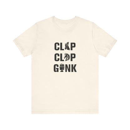 CLAP CLOP GONK T-shirt - Front & Back Printed - Couchbugz Merch