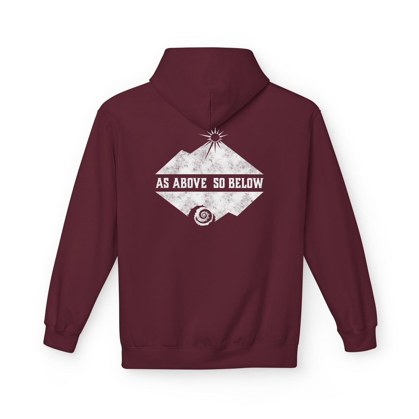 AS ABOVE SO BELOW - Unisex Fleece Hoodie