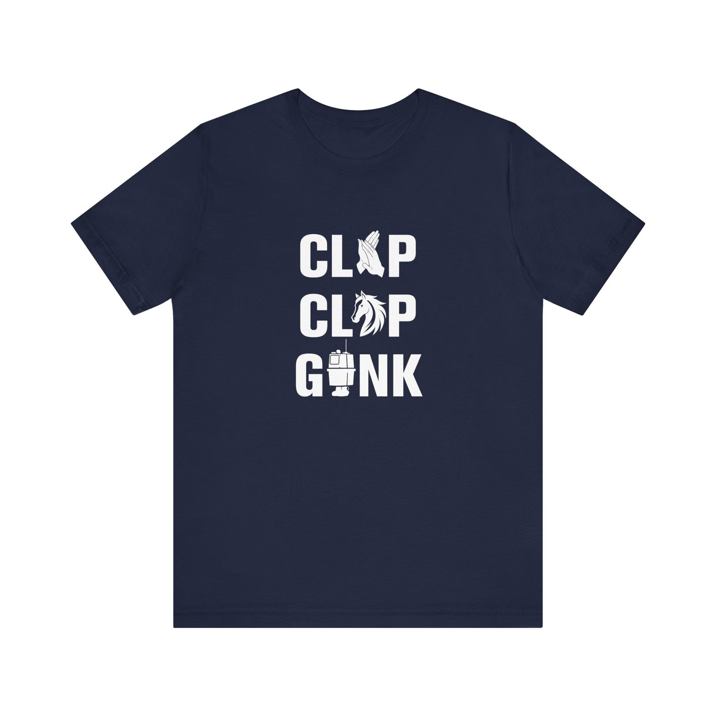 CLAP CLOP GONK T-shirt - Front & Back Printed - Couchbugz Merch