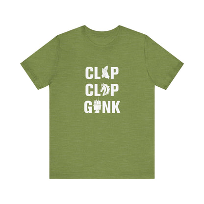 CLAP CLOP GONK T-shirt - Front & Back Printed - Couchbugz Merch