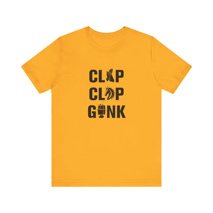 CLAP CLOP GONK T-shirt - Front & Back Printed - Couchbugz Merch