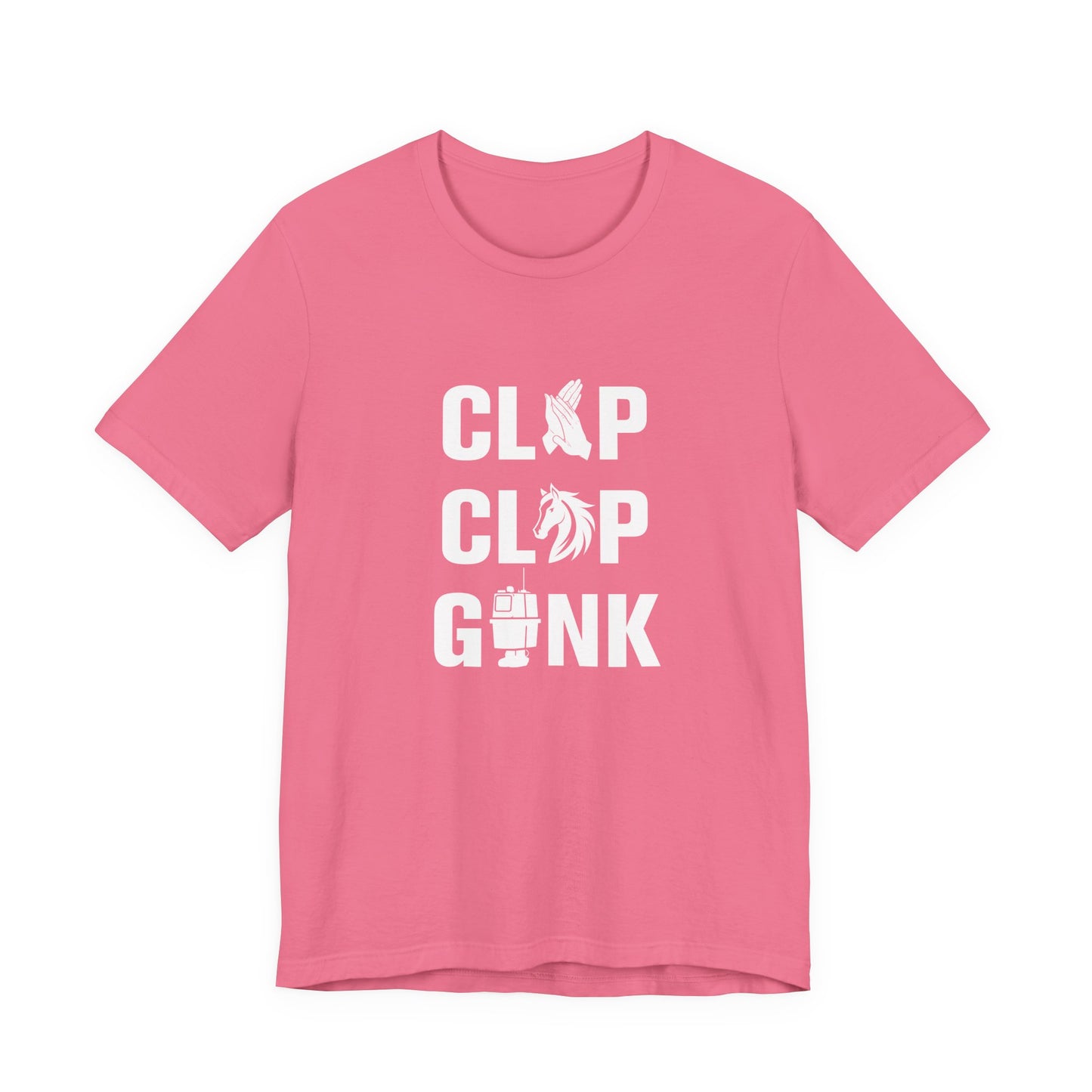 CLAP CLOP GONK T-shirt - Front & Back Printed - Couchbugz Merch