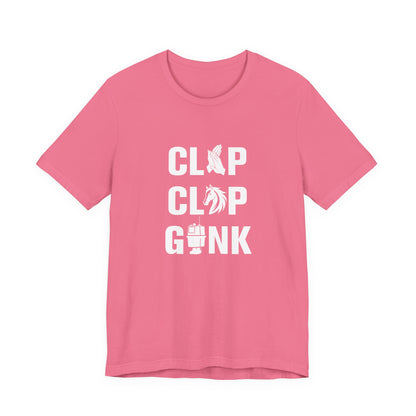 CLAP CLOP GONK T-shirt - Front & Back Printed - Couchbugz Merch