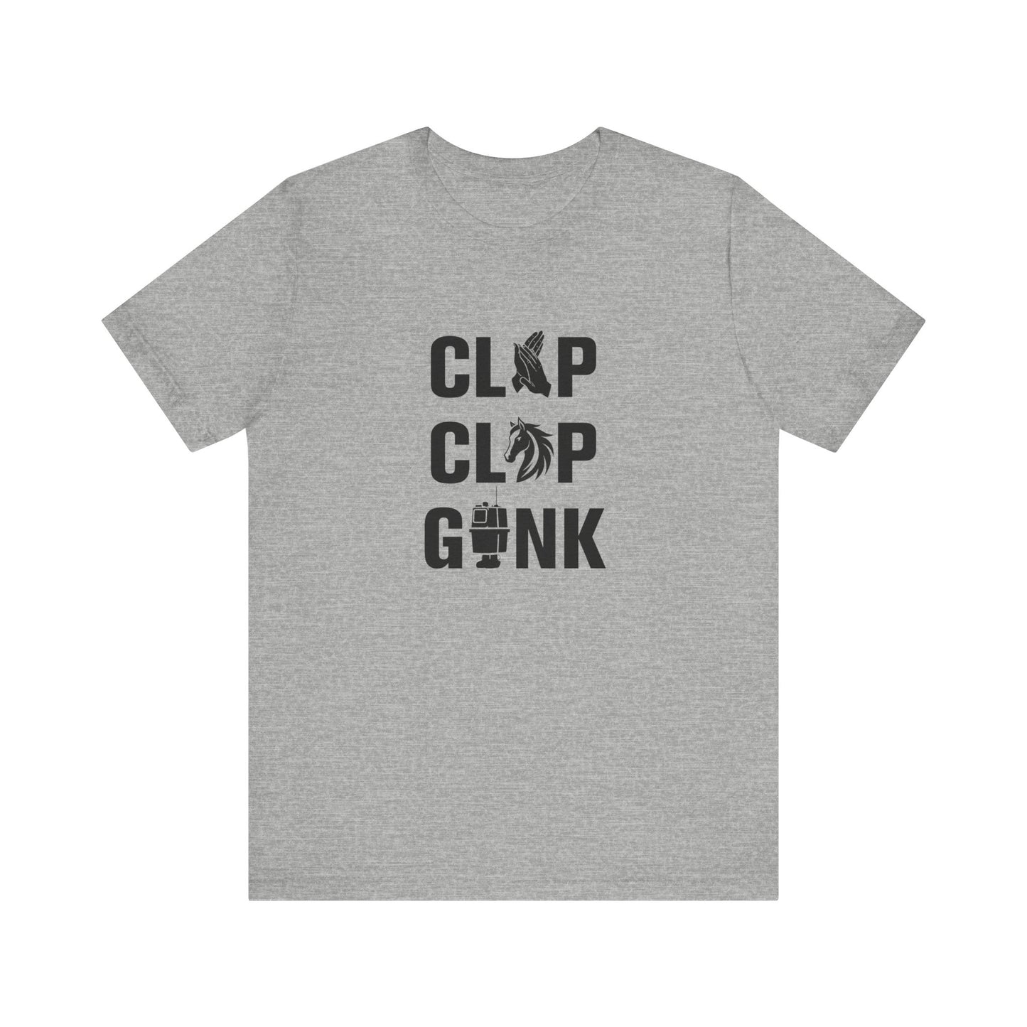 CLAP CLOP GONK T-shirt - Front & Back Printed - Couchbugz Merch