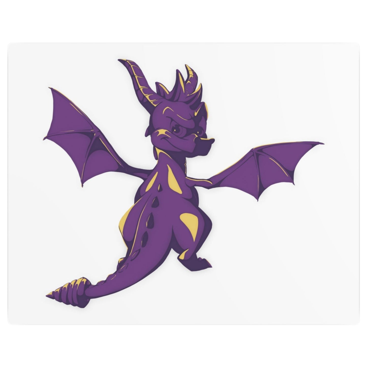 I Think I Smell A Bar-B-Que! - Spyro Metal Art Print