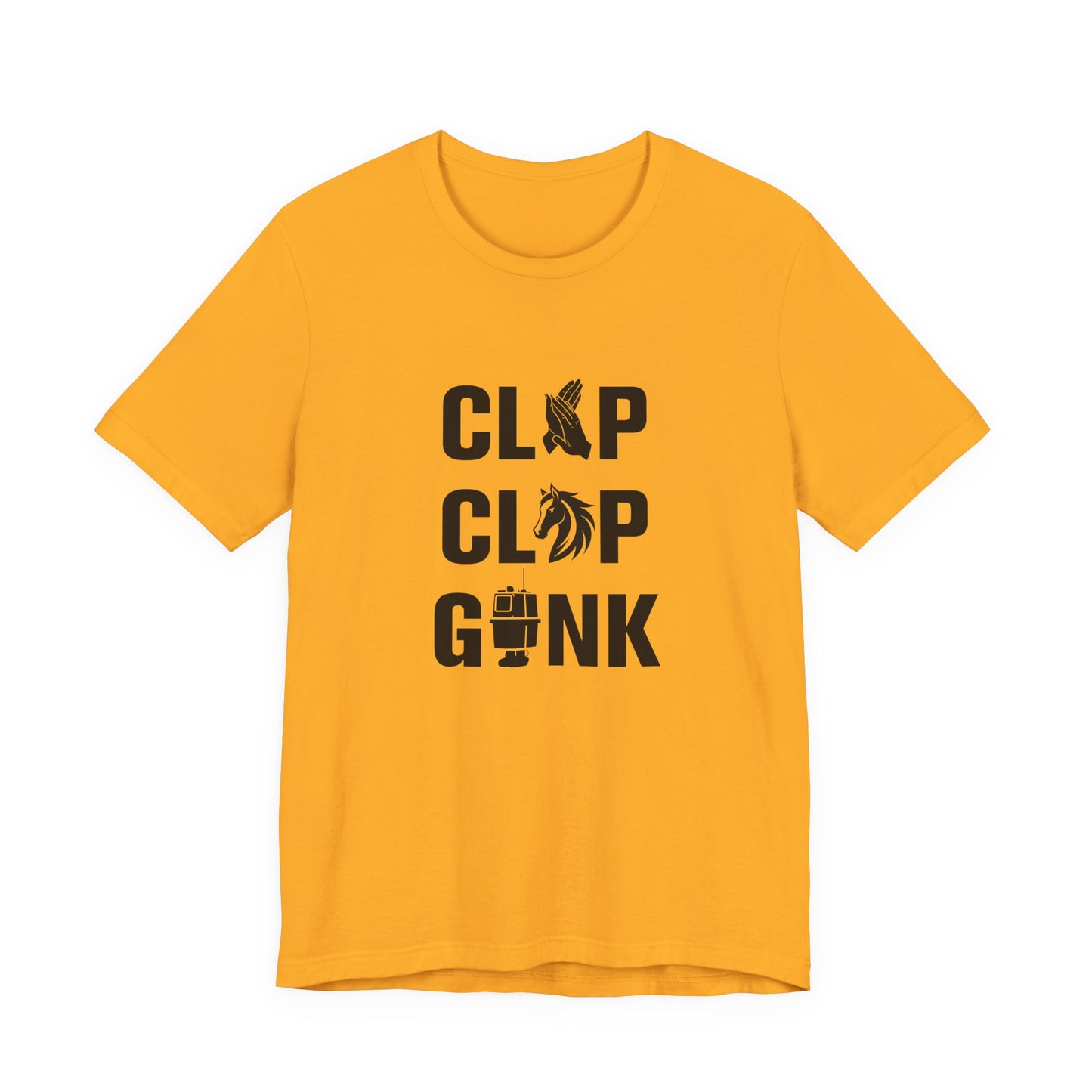 CLAP CLOP GONK T-shirt - Front & Back Printed - Couchbugz Merch