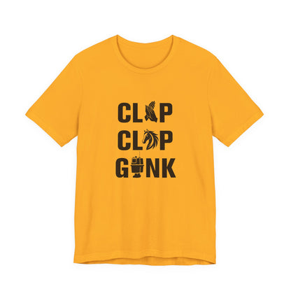 CLAP CLOP GONK T-shirt - Front & Back Printed - Couchbugz Merch