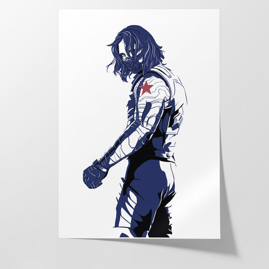 I Remember All Of Them - Winter Soldier Art Print (Silhouette)