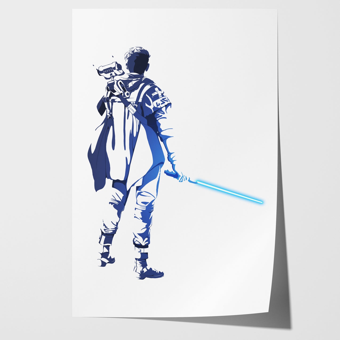 I Know What I Want Now - Cal Kestis Art Print (Blue)