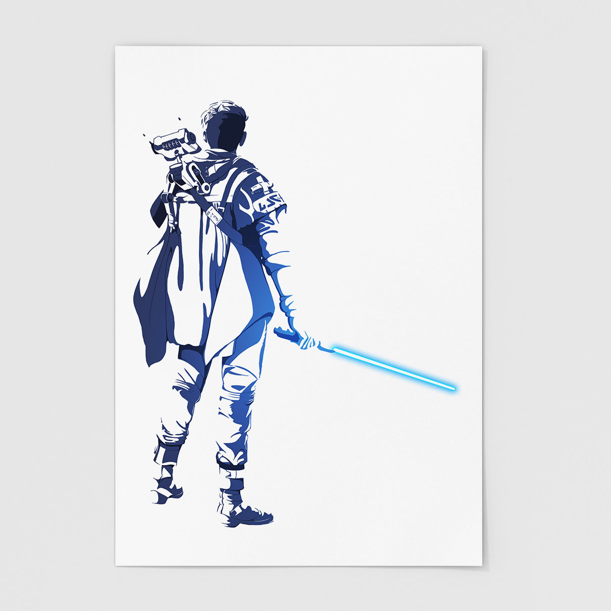 I Know What I Want Now - Cal Kestis Art Print (Blue)