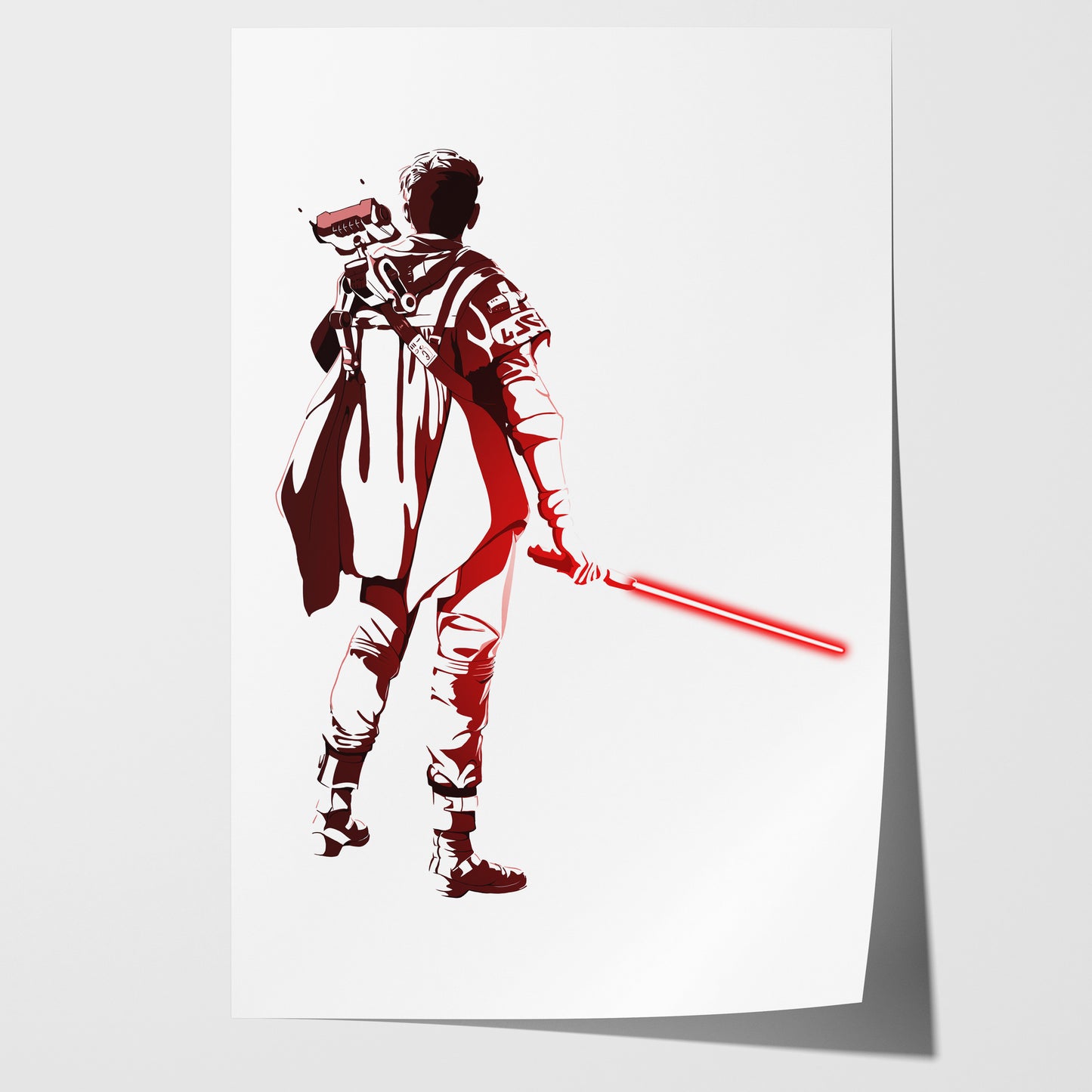 I Know What I Want Now - Cal Kestis Art Print (Red)