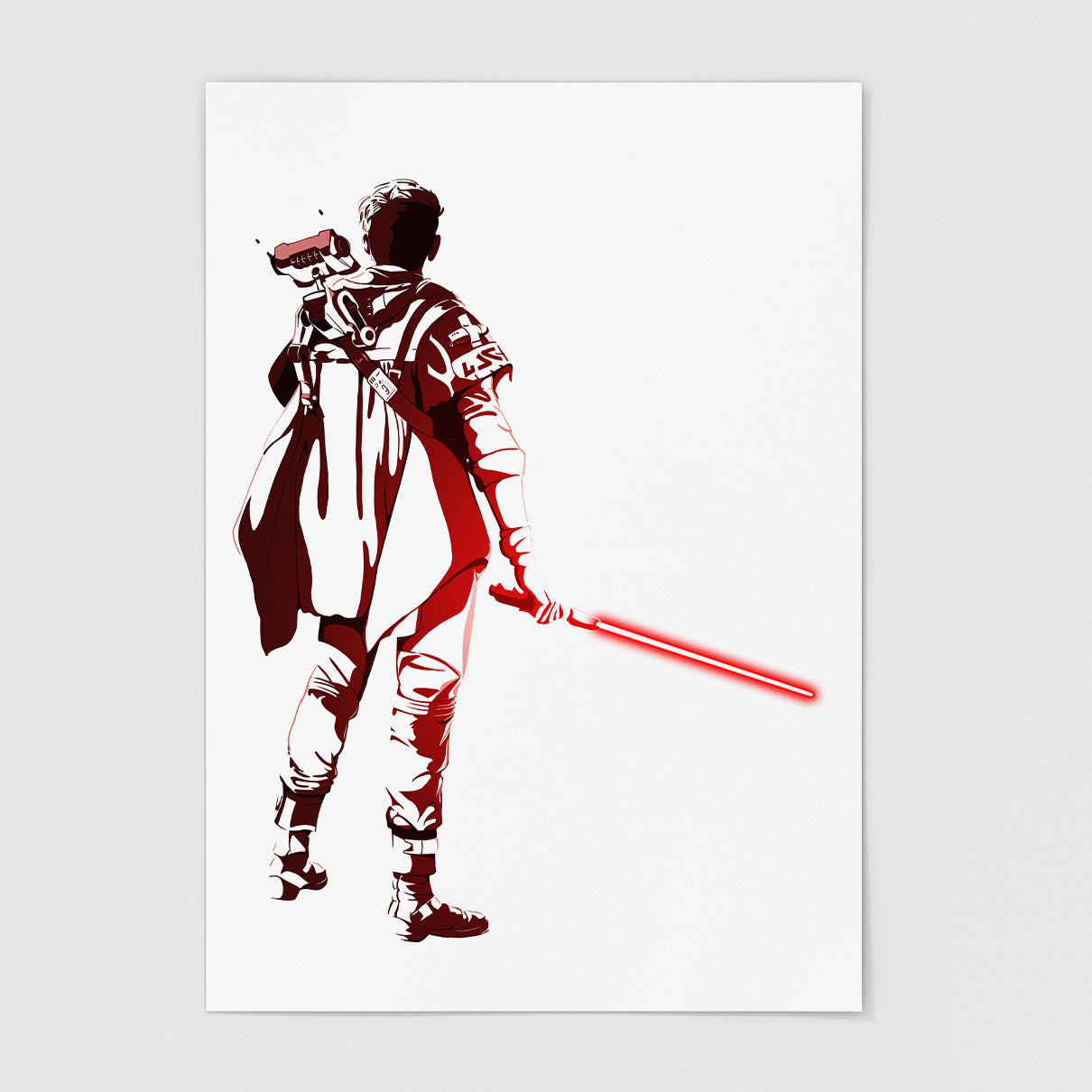 I Know What I Want Now - Cal Kestis Art Print (Red)