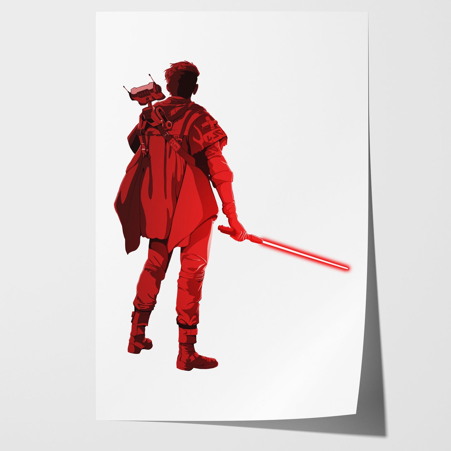 I Know What I Want Now - Cal Kestis Art Print (Red)