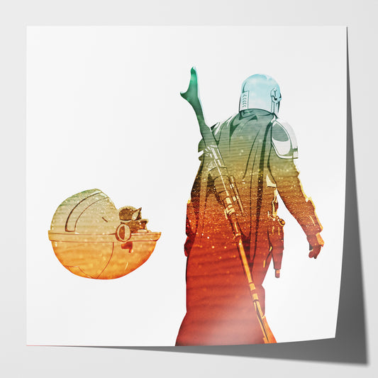 Stop Touching Things - Mandalorian Art Print