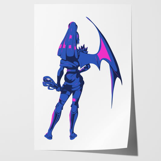 Start running, fool - Megaera Art Print
