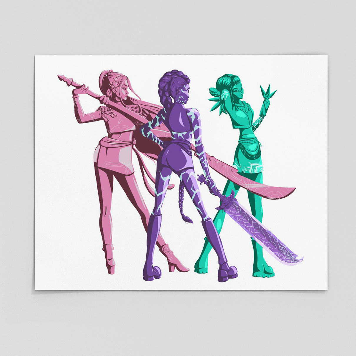 How It's Done - HUNTR/X KPOP Demon Hunter Print