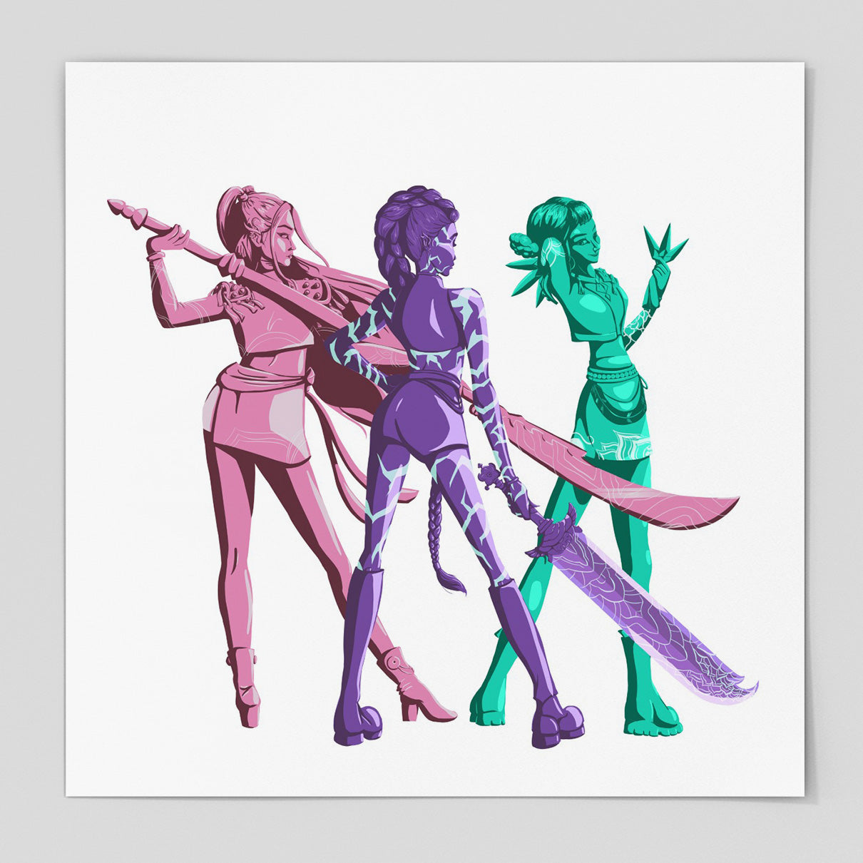 How It's Done - HUNTR/X KPOP Demon Hunter Print