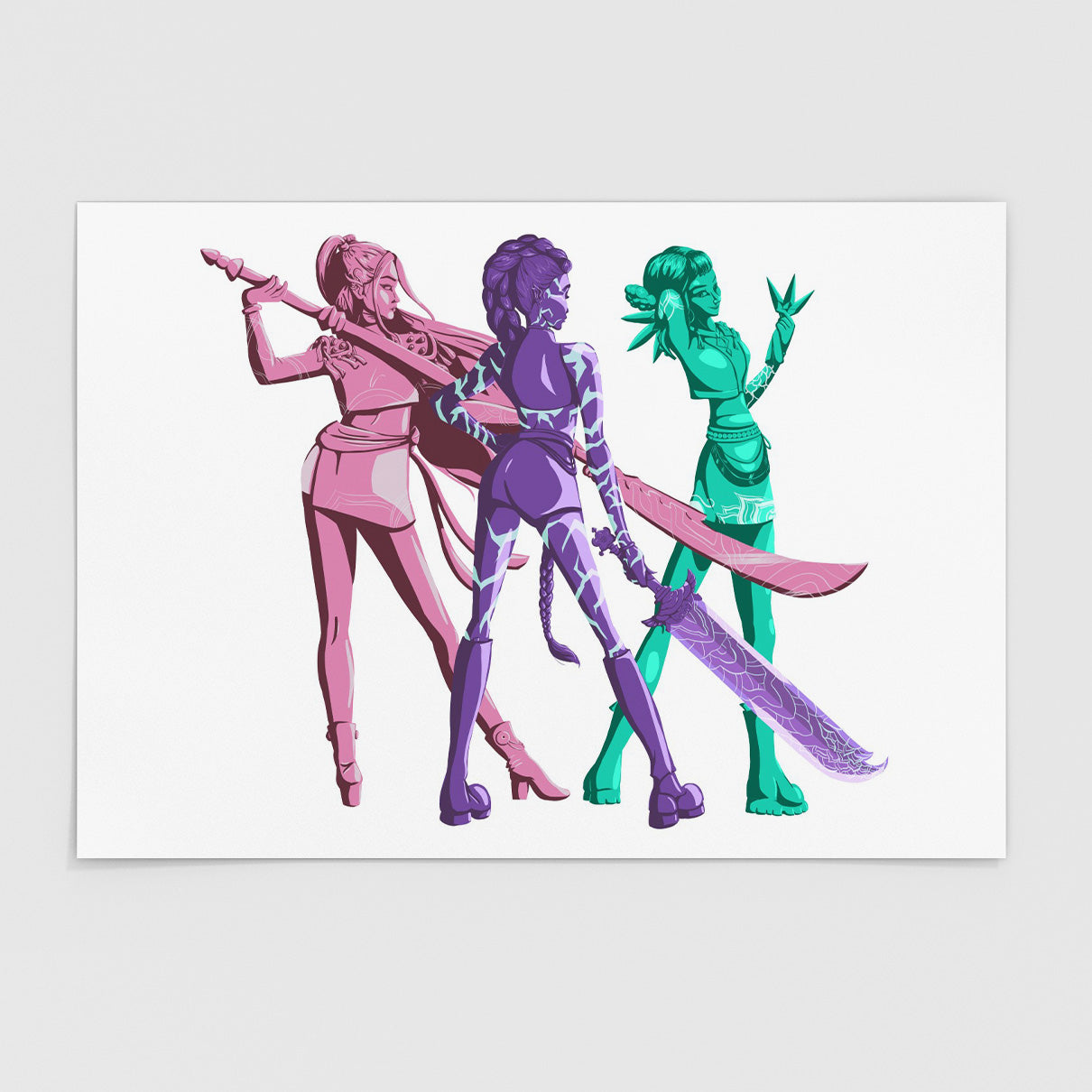 How It's Done - HUNTR/X KPOP Demon Hunter Print