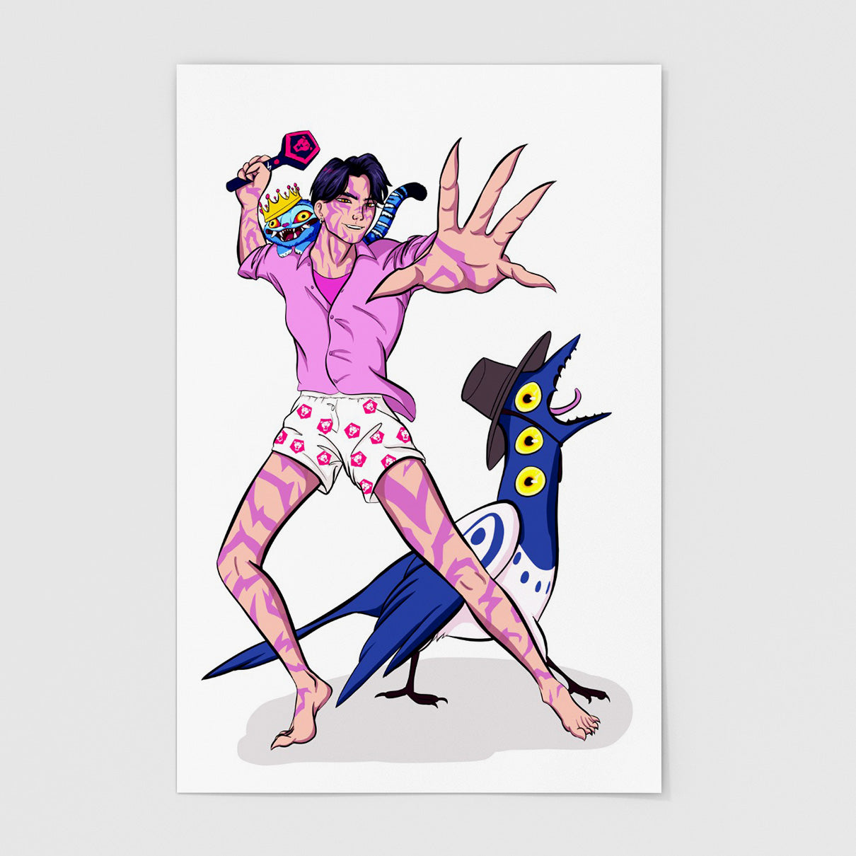 Choo! Choo! - Dungeon Crawler Jinu Art Print