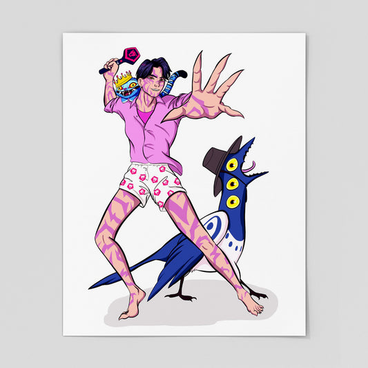 Choo! Choo! - Dungeon Crawler Jinu Art Print
