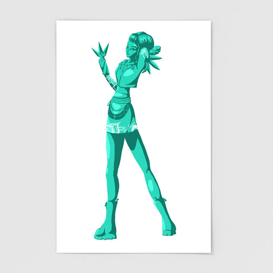 Who's The Baddest - Zoey Art Print