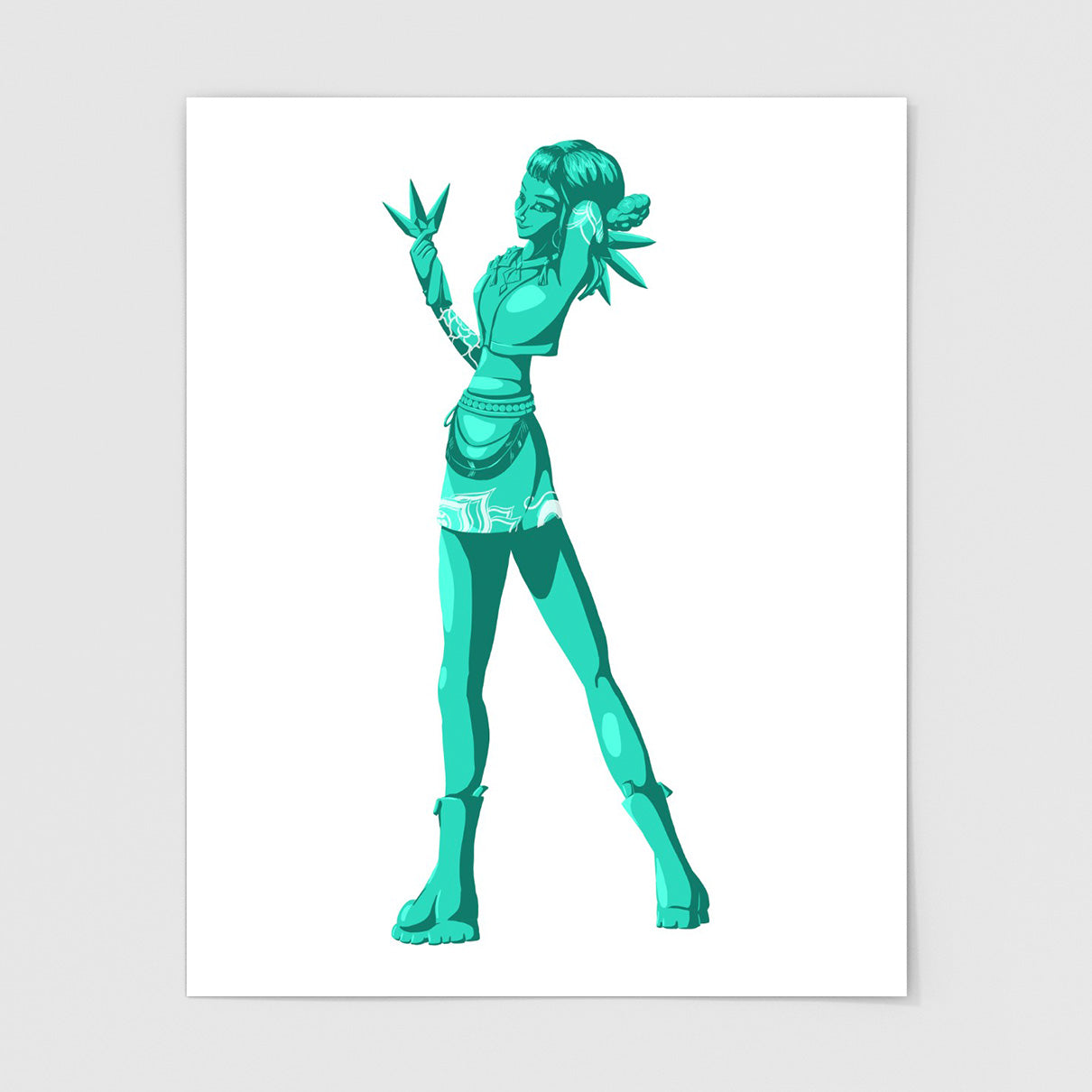 Who's The Baddest - Zoey Art Print