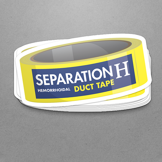 Seperation H - Die-Cut Sticker - CouchBugz Merch