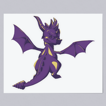 I Think I Smell A Bar-B-Que! - Spyro Art Print