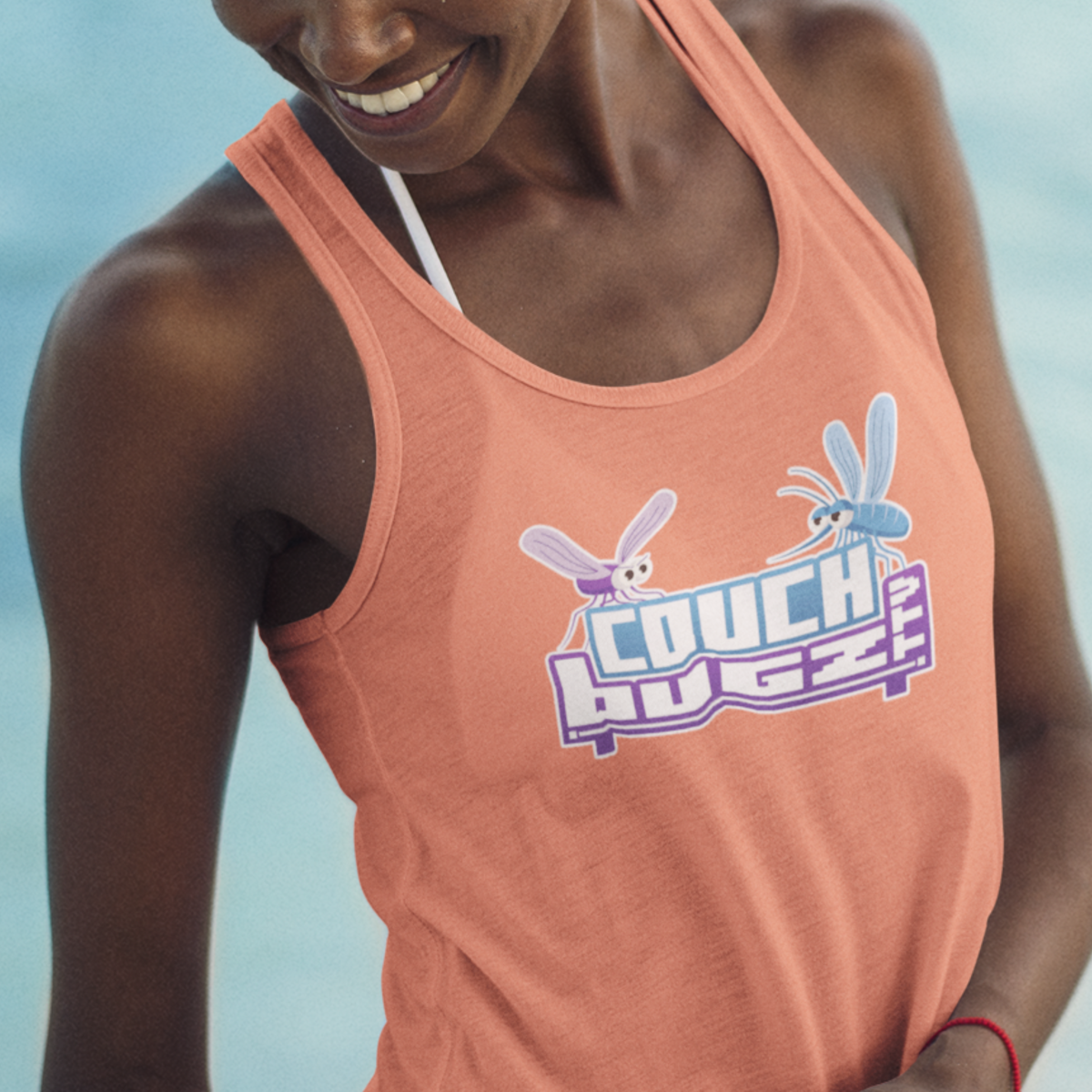 CouchBugz Logo Women's Racerback Tank Top - CouchBugz Merch