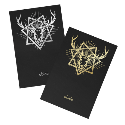 ABIDE - Geometric Sigil Foil Card