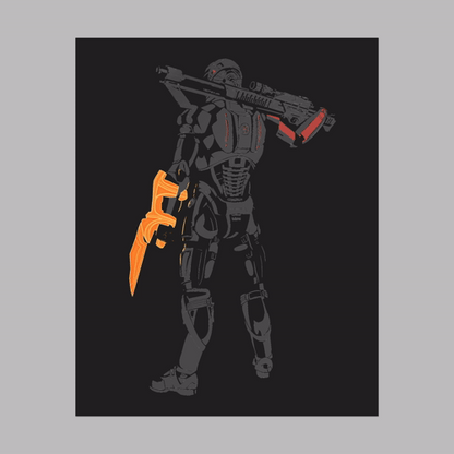 We Fight or We Die - Shepard Foil Art Print