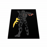 Shepard - Silver Foil Print