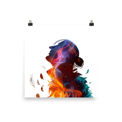 Anders In Flames - Poster Print