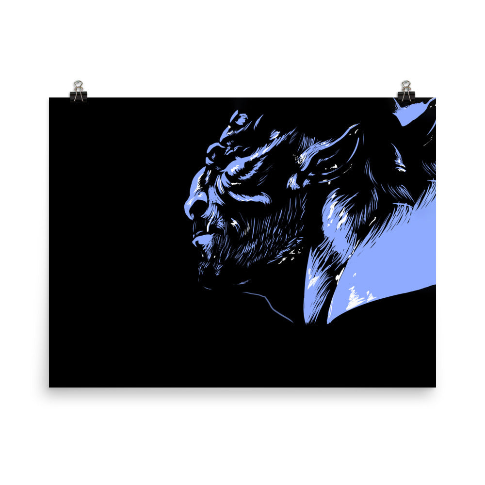 Blue Bulls - Poster Print